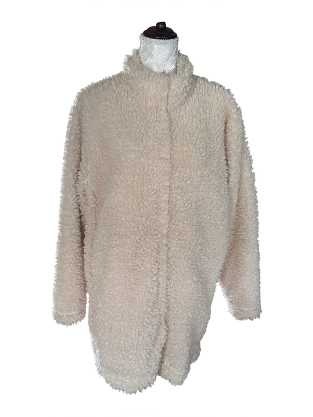 Banana Republic Cream Teddy Sherpa Jacket